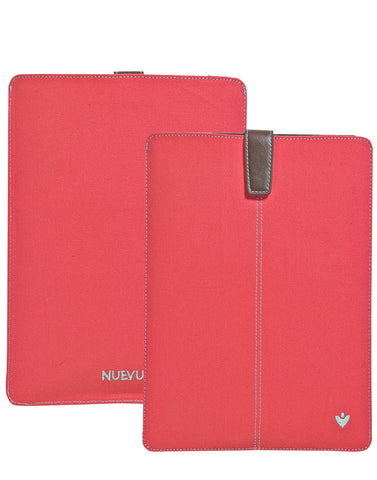 Samsung Galaxy Tab S3 Sleeve Case in Coral Pink Canvas