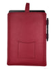 Samsung Galaxy Tab S4 Sleeve Case in Rose Red Faux Leather | Screen Cleaning and Sanitizing Lining.