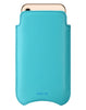 NueVue iPhone 11 Pro Max and iPhone Xs Max Case Faux Leather | Teal Blue | Sanitizing Screen Cleaning Case