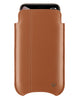 NueVue iPhone 11 Pro Max and iPhone Xs Max Case Napa Leather | Tan | Sanitizing Screen Cleaning Case