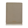 iPad Sleeve Case in Khaki Cotton Twill | Screen Cleaning Sanitizing Lining.