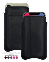 iPhone 11 Pro | iPhone X/Xs Wallet Case Screen Cleaning Sanitizing - Genuine USA Cowhide Leather