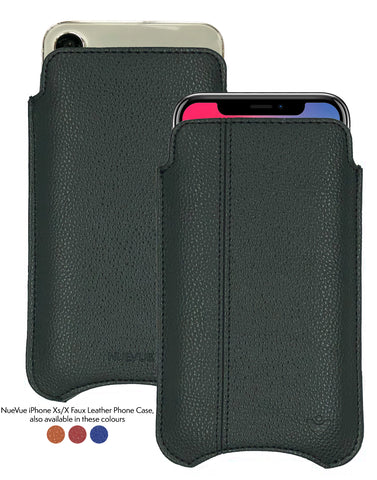 iPhone 11 Pro and iPhone X/Xs Case Screen Cleaning and Sanitizing - Faux Vegan Leather