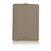 NueVue iPad mini case Khaki Cotton Twill rear
