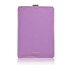 NueVue iPad mini case purple canvas self cleaning interior
