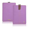 NueVue iPad mini case purple canvas self cleaning interior